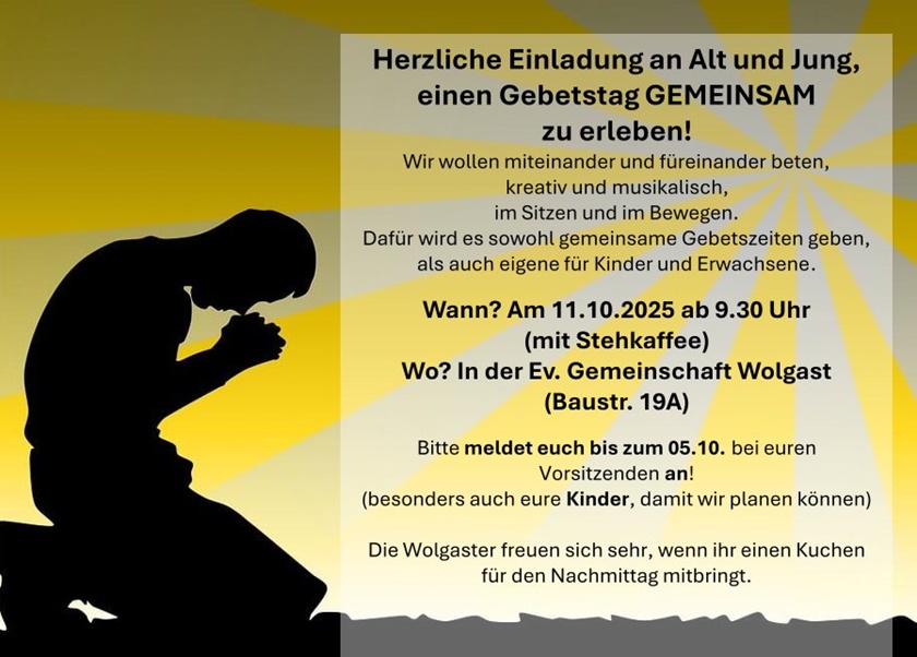 LGV-Familien-Gebetstag Wolgast